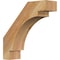 Ekena Millwork 4"W x 14"D x 14"H Merced Rough Sawn Knee Brace, Western Red Cedar BRC04X14X14MRC00RWR - alternate 1